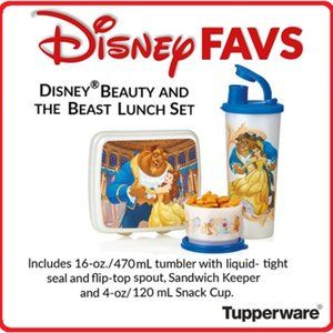 Tupperware’s Disney® Beauty and the Beast Lunch Set